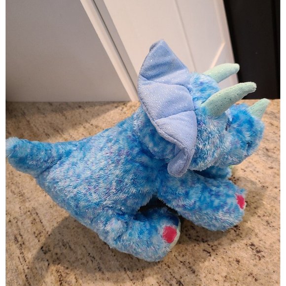 Wild Republic - Sweet and Sassy - 12" Triceratops Blue with Tags - Picture 3 of 11